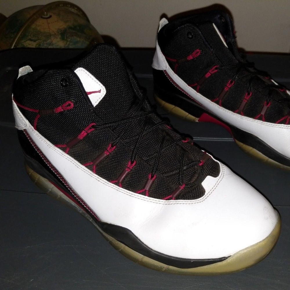 Nike Jordan Prime Flight Athletic White Black Red